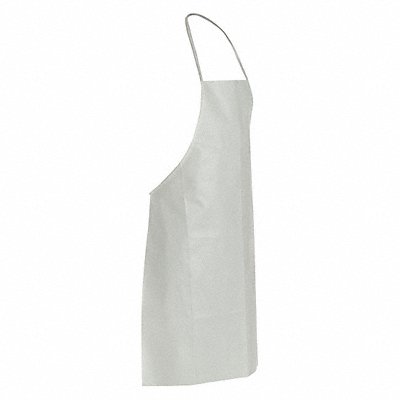 DUPONT TY273BWH000100VP Disposable Bib Apron Wht Tyvek(R) PK100