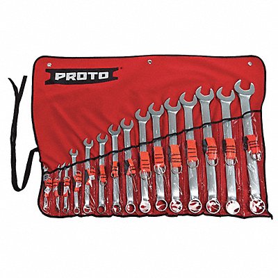 PROTO J1200FASDTT Combination Wrench St Steel Satin Standard Offset