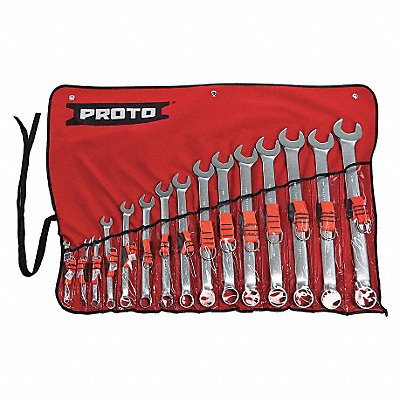 PROTO J1200PMASDTT Combination Wrench St Steel Satin Standard Offset