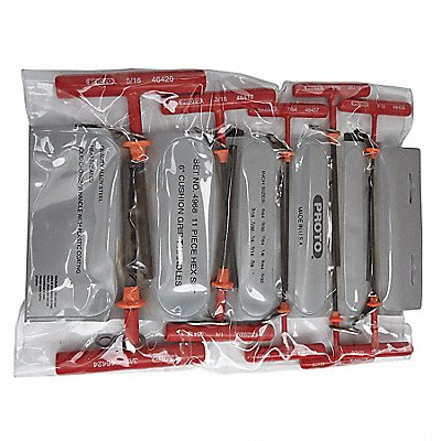 PROTO J4968TT Hex Key Set T 6 in