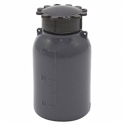 DYNALON 2012950050 Bottle 70 mm H Grey 39 mm Dia PK50