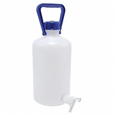 GRAINGER 2086050005 Carboy 5 L 345.4 mm H White