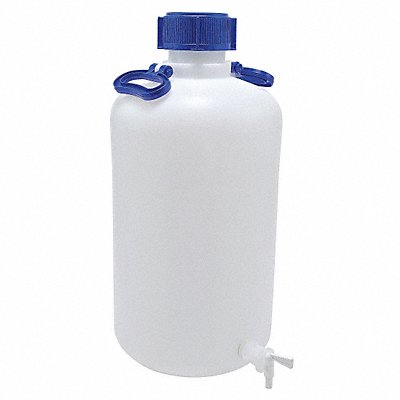 GRAINGER 2086050025 Carboy 25 L 565 mm H White