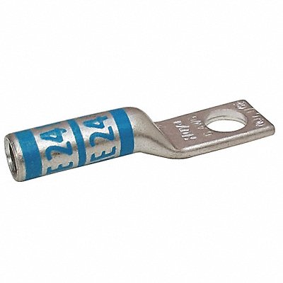 GRAINGER 24C313 One Hole Lug Compression Connector Long Blue 24