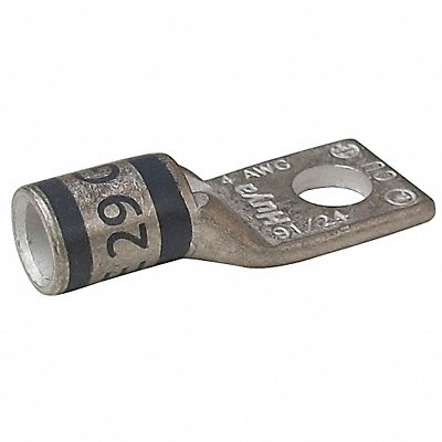 GRAINGER 24C351 One Hole Lug Compression Connector Short Grey 29