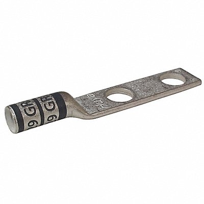GRAINGER 24C404 Two Hole Lug Compression Connector Long Grey 29