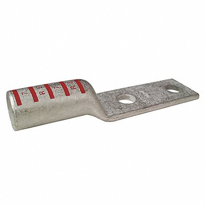 GRAINGER 24C399 Two Hole Lug Compression Connector Long Red 71
