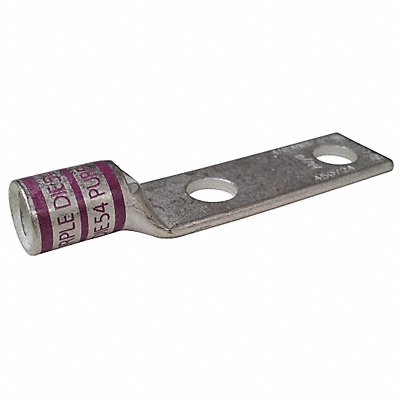 GRAINGER 24C431 Two Hole Lug Compression Connector Short Purple 54