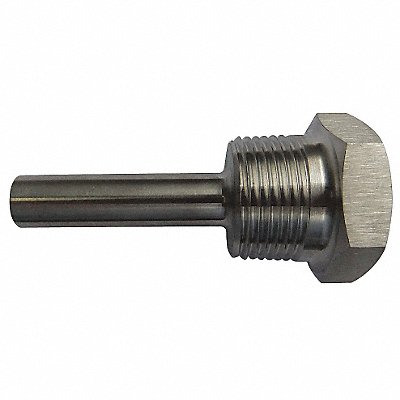 GRAINGER 24C461 Bimetal Thermowell 316SS 1/2 NPSM