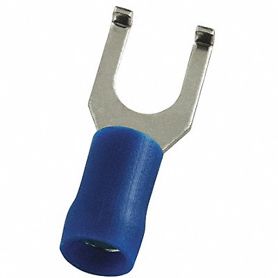 POWER FIRST 24C933 Fork Terminal Tin Copper Blue PK100