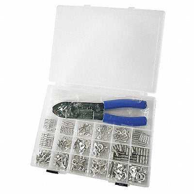 POWER FIRST 24C973 Wire Terminal Kit Cu None 22 AWG 10 AWG