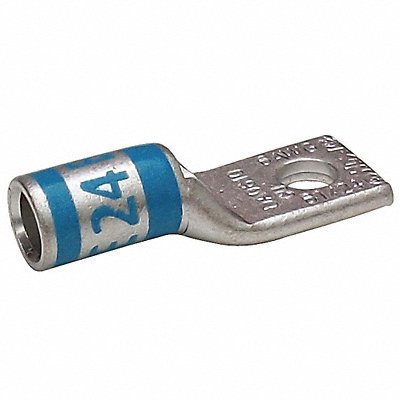 GRAINGER 24C991 One Hole Lug Compression Connector Long Blue 24
