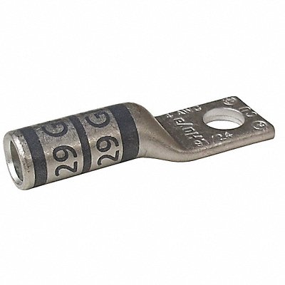GRAINGER 24C992 One Hole Lug Compression Connector Long Grey 29
