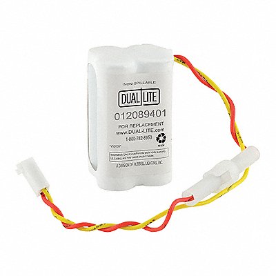 DUAL-LITE 12089401 Battery 4.8V 168hr 1 35/64in Crimp
