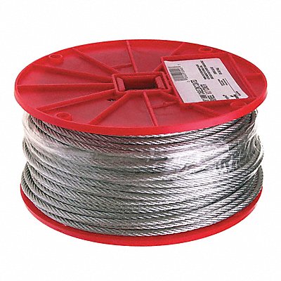 CAMPBELL 7000627 3/16In 7X19 Cable Galv Wire 250 Feet