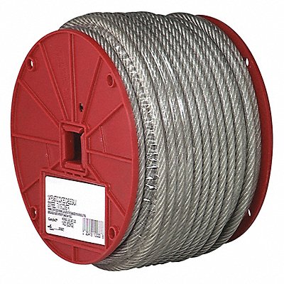 CAMPBELL 7000397 3/32In 7X7 Cable Vinyl To 3/16In 250 Ft