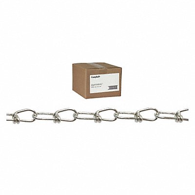 CAMPBELL T0752024N 2/0 Inco Double Loop Chain Zinc 100Ft Ct