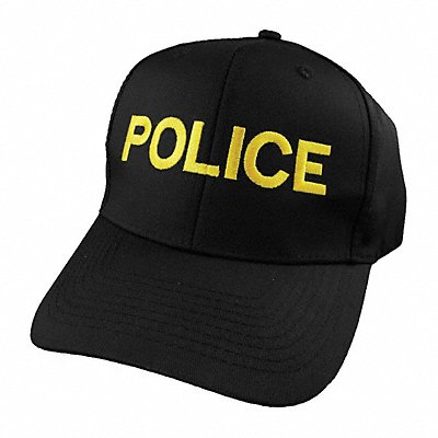 HEROS PRIDE 6754 Police Hat Brim Black/Gold Universal