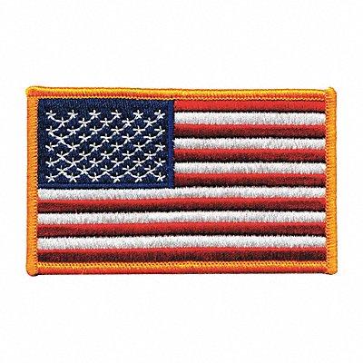 HEROS PRIDE 7362 Embroidered Patch U.S. Flag Dark Gold