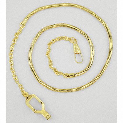 HEROS PRIDE 4014G Whistle Chain Metal Gold