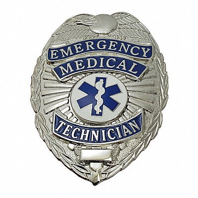 HEROS PRIDE 4182N Metal Badge Emergency Medical Tech Nckl