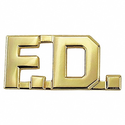 HEROS PRIDE 4332G Metal Rank Insignia F.D. Gold PR