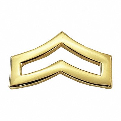 HEROS PRIDE 4405MG Metal Rank Insignia CPL. Chevron Gold PR
