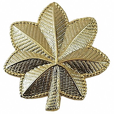 HEROS PRIDE 4427PG Metal Rank Insignia Maj. Leaf Gold PR