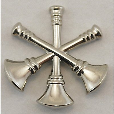 HEROS PRIDE 4446N Metal Rank Insignia Fire Bugles Nckl PR