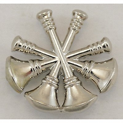 HEROS PRIDE 4447N Metal Rank Insignia Fire Bugles Nckl PR