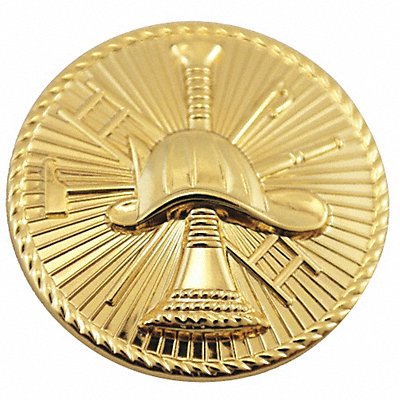 HEROS PRIDE 4449G Metal Rank Insignia Fire Discs Gold PR