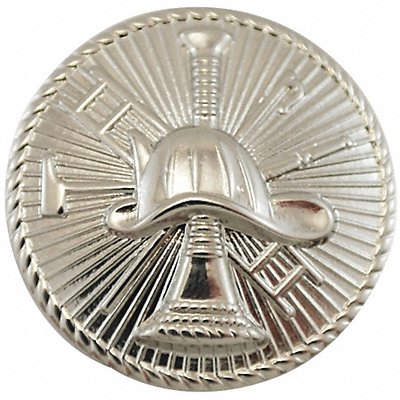HEROS PRIDE 4449N Metal Rank Insignia Fire Discs Nickel PR