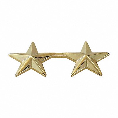 HEROS PRIDE 4491G Metal RnkInsignia Two 5/8 Stars Gold PR