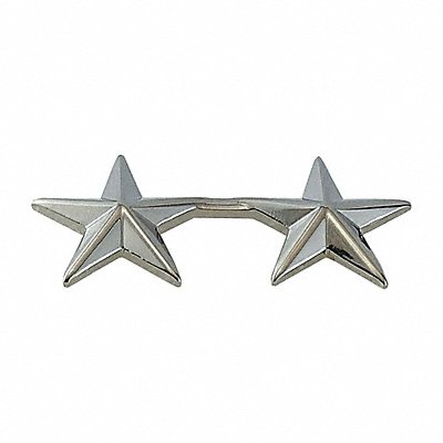 HEROS PRIDE 4491N Metal RnkInsignia Two 5/8 Stars Nckl PR