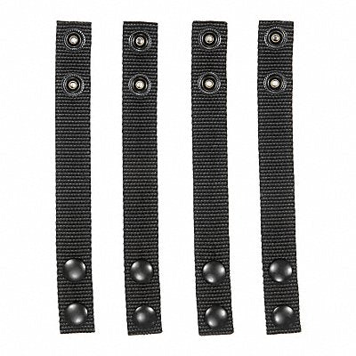 HEROS PRIDE 1097 Belt Keeper Standard Black 2-1/4 in PK4