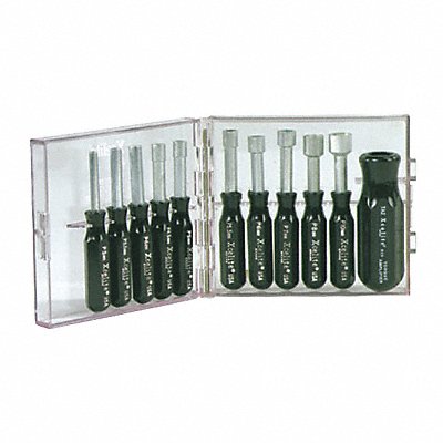 XCELITE PS121MMN 11Piece Nutdriver Set Metric Sizes