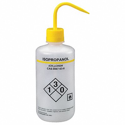 LAB SAFETY SUPPLY 24J888 Wash Bottle 1 L 93.2 mm Dia PK4