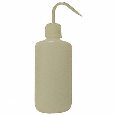 LAB SAFETY SUPPLY 24J899 Wash Bottle 500 mL 75 mm Dia PK6