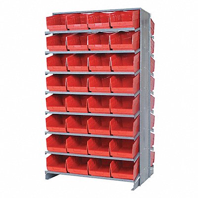 QUANTUM STORAGE SYSTEMS QPRD207RD G7010 Pick Rack 24inx64inx36in Red
