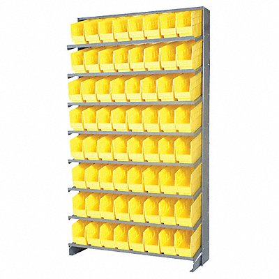 QUANTUM STORAGE SYSTEMS QPRS201YL G7016 Pick Rack 12inx64inx36in Yellow