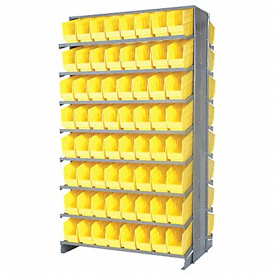 QUANTUM STORAGE SYSTEMS QPRD201YL G7008 Pick Rack 24inx64inx36in Yellow