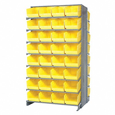 QUANTUM STORAGE SYSTEMS QPRD207YL G7010 Pick Rack 24inx64inx36in Yellow