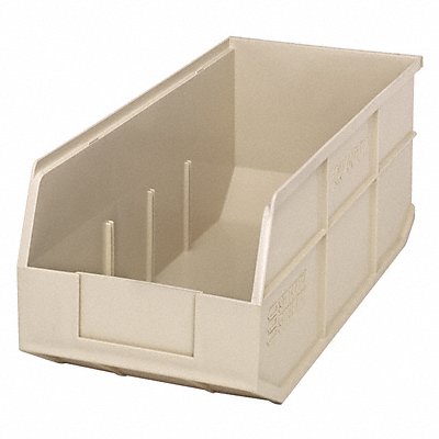 QUANTUM STORAGE SYSTEMS SSB463IV G7049 Shelf Bin Ivory Polypropylene 7 in