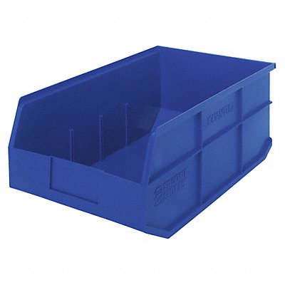 QUANTUM STORAGE SYSTEMS SSB483BL G7051 Shelf Bin Blue Polypropylene 7 in