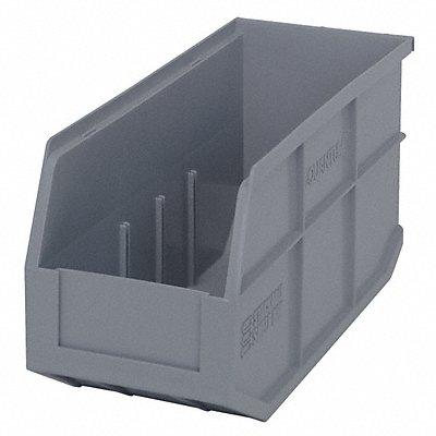 QUANTUM STORAGE SYSTEMS SSB443GY G7046 Shelf Bin Grey Polypropylene 7 in