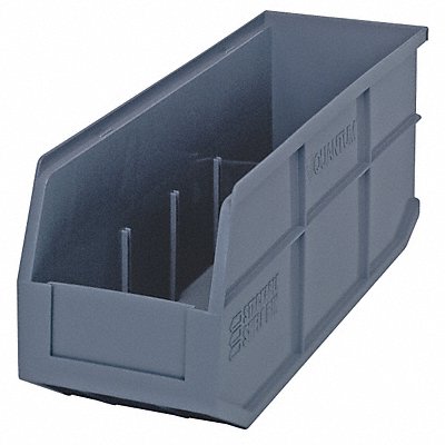QUANTUM STORAGE SYSTEMS SSB461GY G7048 Shelf Bin Grey Polypropylene 7 in
