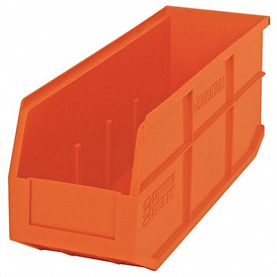 QUANTUM STORAGE SYSTEMS SSB461OR G7048 Shelf Bin Orange Polypropylene 7 in