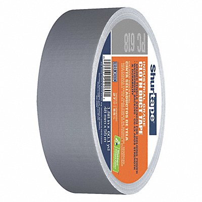 SHURTAPE PC600 Duct Tape Silver 1 7/8 in x 60 yd 9 mil
