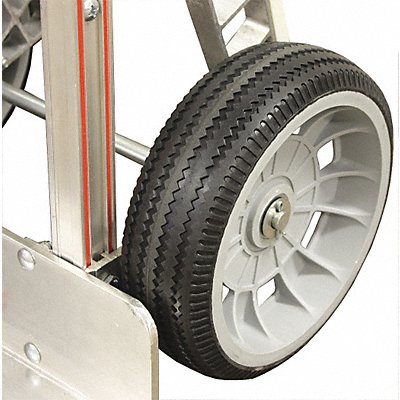 B  P MANUFACTURING 8023056 Flat Free Solid Rubber Wheel 10 300 lb.
