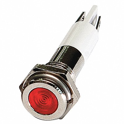 GRAINGER 24M070 Flush Panel Light Red 110 V AC